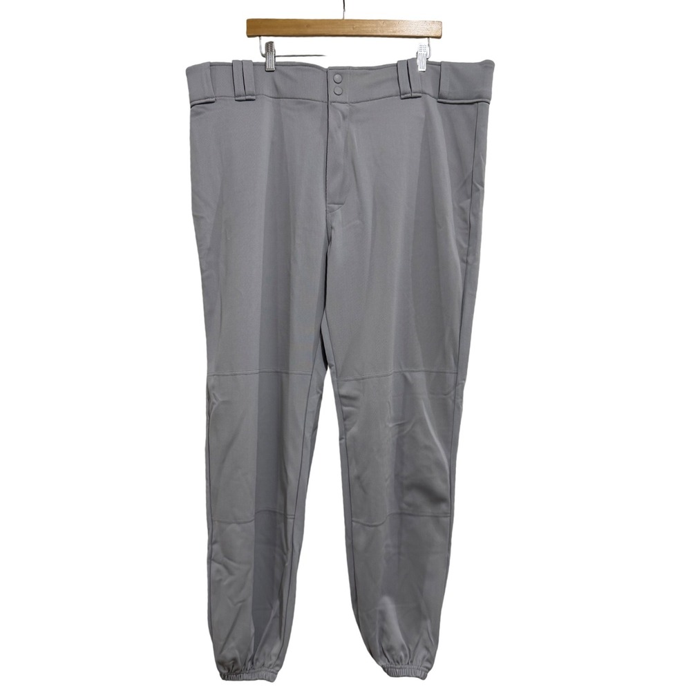 Rawlings‎ Men's NEW Baseball Pants 2X Large Gray RBBP350 Adult Polyester
